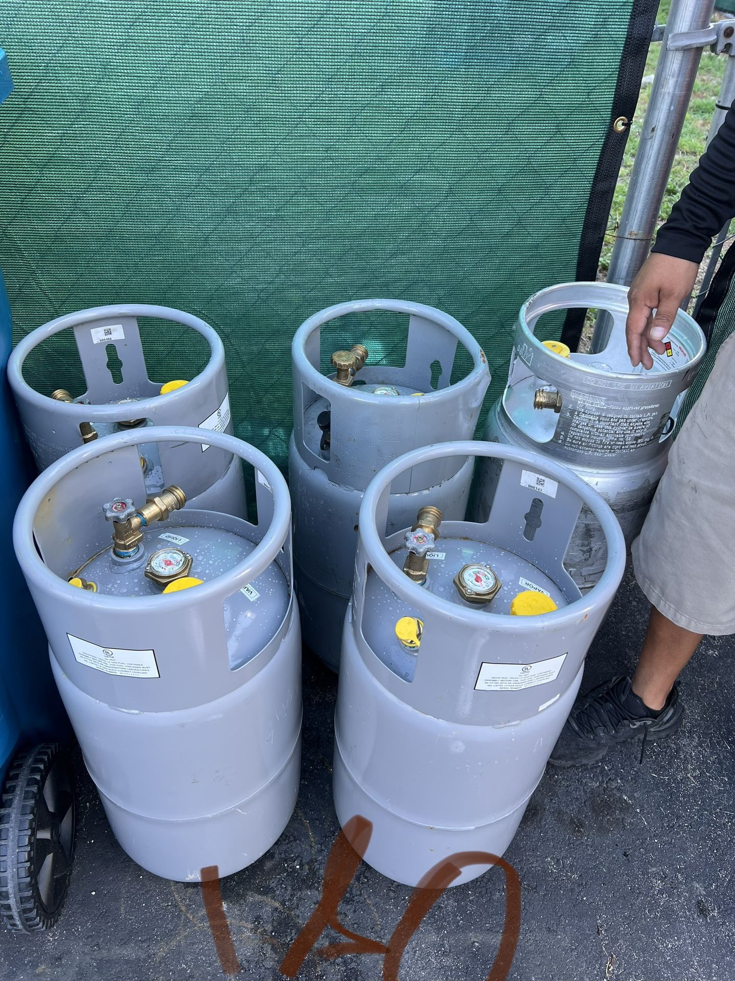 Forklift Propane Tanks