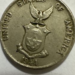 Philippines 1944 1 Centavo Coins