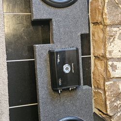 12" Speaker System With Amp