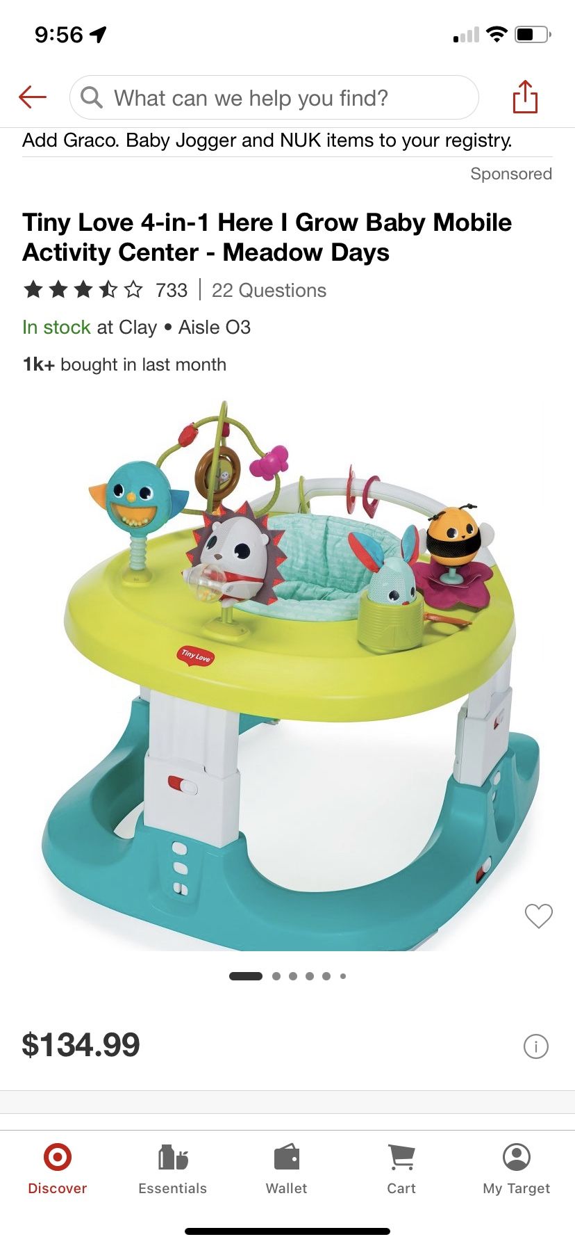 5 In One Tiny Love Development Toy