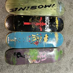 Skateboard Decks And Wheels