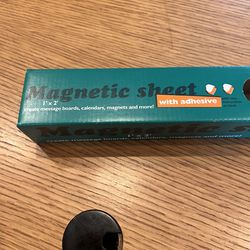 Magnetic Sheet w/ Adhesive & Velcro Sticky Back