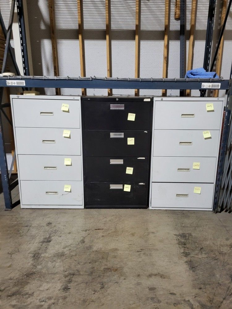 3 File Cabinets