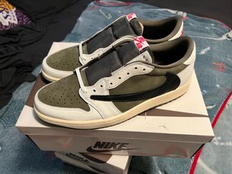 Nike air jordan 1 low travis scott medium olives