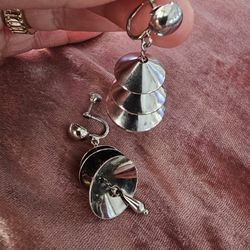 Silver Earrings Vintage