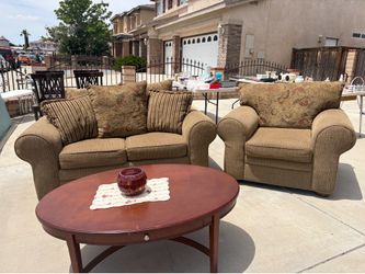 Love seat and chair sofa  set