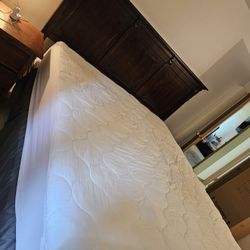 California King Bed, Mattress, Boxspring and  Frame-  Moving. Need to Sell! 
