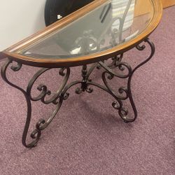Demi lune Console Table