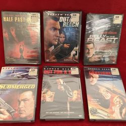 Lot NEW & SEALED OUT OF REACH THE FOREIGNER SUBMERGED Steven Seagul ‼️ Entire OOP DVD KMART Collection MUST GO ‼️ 