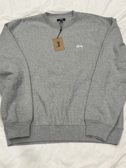 Grey Crew Stussy Sweater