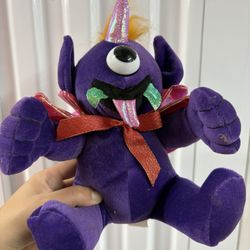 Vintage purple people eater plush Halloween stuffed animal