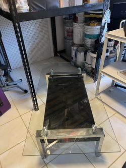 glass table