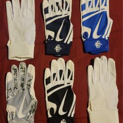 BRAND NEW NIKE BASEBALL BATTING GLOVE (One Glove) SIZE YOUTH LARGE (Left Hand Only) Pick One You Like 