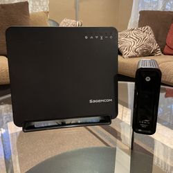 Internet Modem And Wifi Router