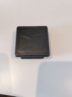 free bag of Black Square Tube End Cap 2" x 2"
