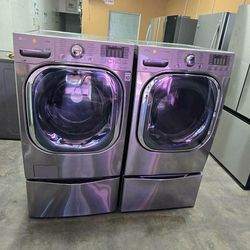 Washer and dryer lg