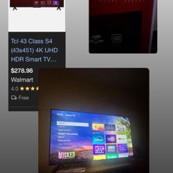 TCL ROKU TV 4K UHD 43 in