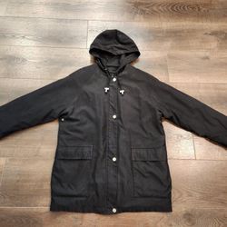 London Fog Women's Zip up Bomber Jacket size L, good condition 