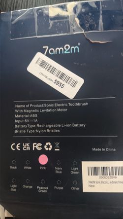 Electric toothbrush