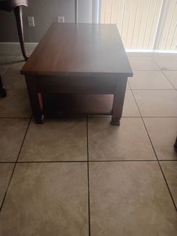 Brown table