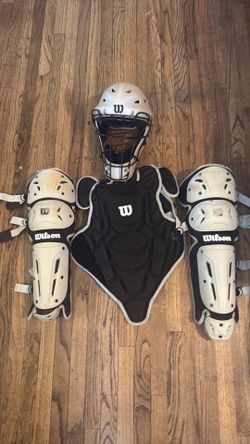 Wilson EZ Gear 2.0 Catcher’s Gear Kit - Black, Large/X-Large Youth