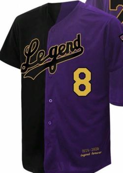 Double color LEGENDS 8 Bryant embroidered button down ****READ BELOW