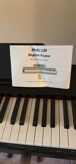 Mellcom Digital 88 Key Piano With Stand /seat/ Pedal 