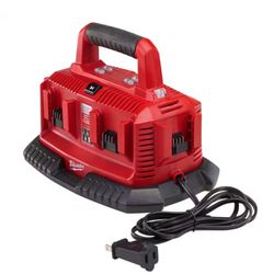 Milwaukee 6 Pack Charger W/ Four 6.0 Batteries