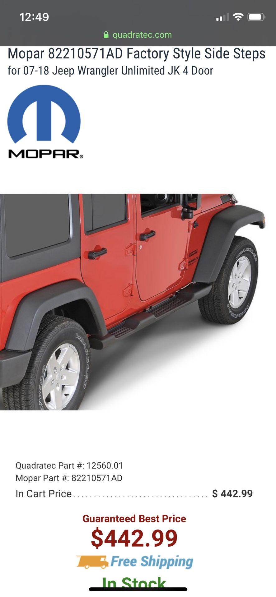 Jeep Side Steps