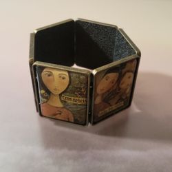 Kelly Rae Roberts Inspirational Tile Stretch Bracelet!