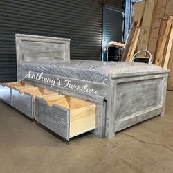 Twin Bed With Drawers And Mattress