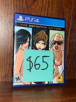 Rare PlayStation Video Game PS4 PS5 For Sale gta grand theft auto the trilogy