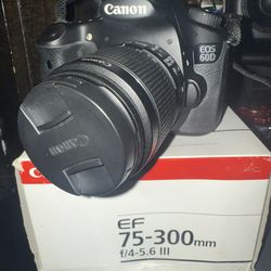 Canon EOS 60D DSLR Camera With 2 Lenses