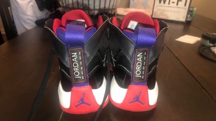 Black red  purple  Jordan’s   Size 7.5