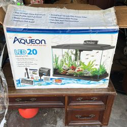 Aquarium Kit, Fish Tank For Sale Includes Castle And More