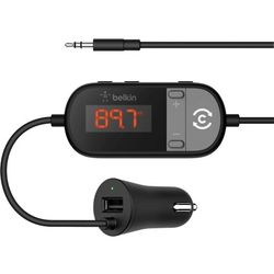 Belkin Connect TuneCast in-Car 3.5mm Audio Jack to FM Transmitter for Car 