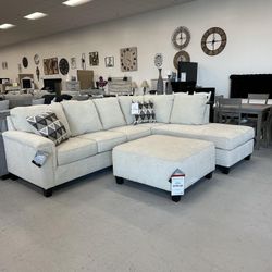 beige | 2 pieces of sectional with chaise
