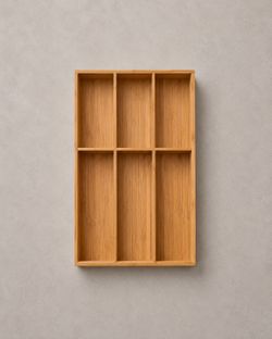 IKEA VARIERA Bamboo Cutlery Tray Organizer