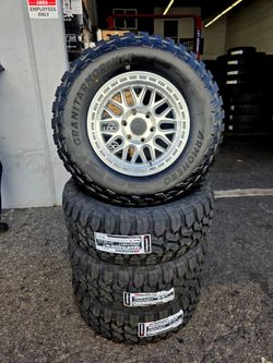 17" LOCK rims w/ 33" RT tires. $1450