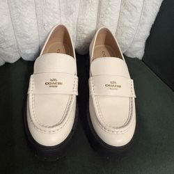 Coach Shoes White Ruthie Loafers