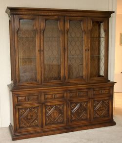 China Cabinet- Solid Wood- Made by United Furniture Co.