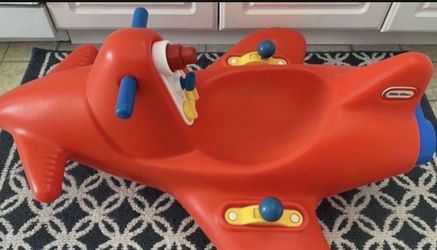 LITTLE TIKES Rocking AIRPLANE Playset Childsize Rocker 