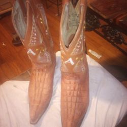 Mex.Size 7&1/2 Alligator Style Boots