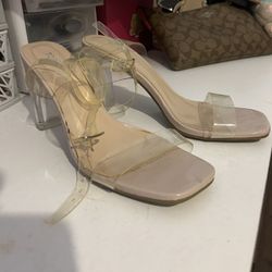 Beige High Heels 