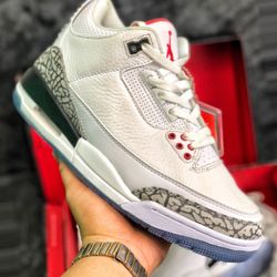 Jordan 3 Free Throw Line White Cement 29