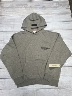 essentials dark oat hoodie size small