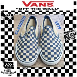 Vans Checkerboard Vintage Classic Slip-On Shoes