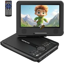 9.5" Portable DVD Player for Kids and Car with 7.5" Swivel Screen