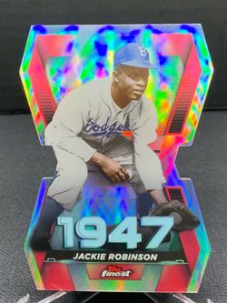 2022 Topps Finest - Finest Career Years Die-Cut Jackie Robinson