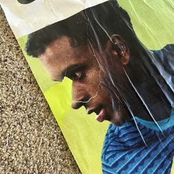 Vintage Nike Football Soccer Poster 90's CBF Brazilian Football